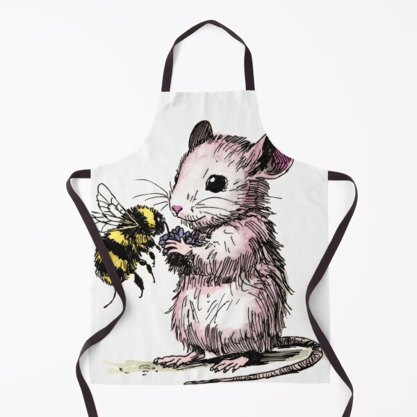 Item preview, Mouse Feeding Bee designed and sold by Scribbles & Doodles by Jinx.