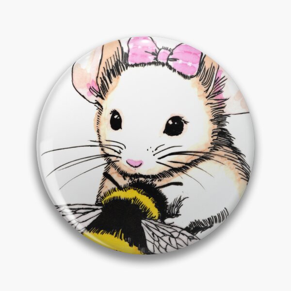 Item preview, Mouse and Bee Hug designed and sold by Scribbles & Doodles by Jinx.
