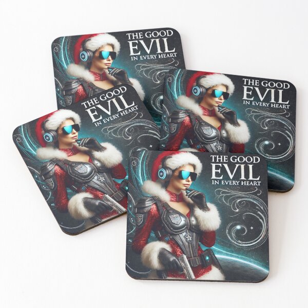 Item preview, Futuristic Police Santa Cosmic Heroine designed and sold by Voodoo Store Paranormal Collections.