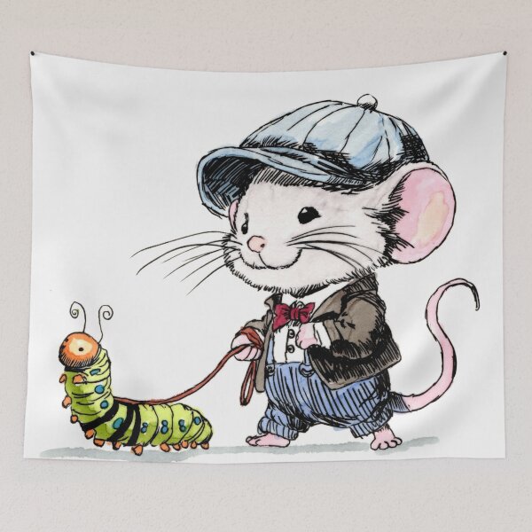 Item preview, Caterpillar on a Leash designed and sold by Scribbles & Doodles by Jinx.