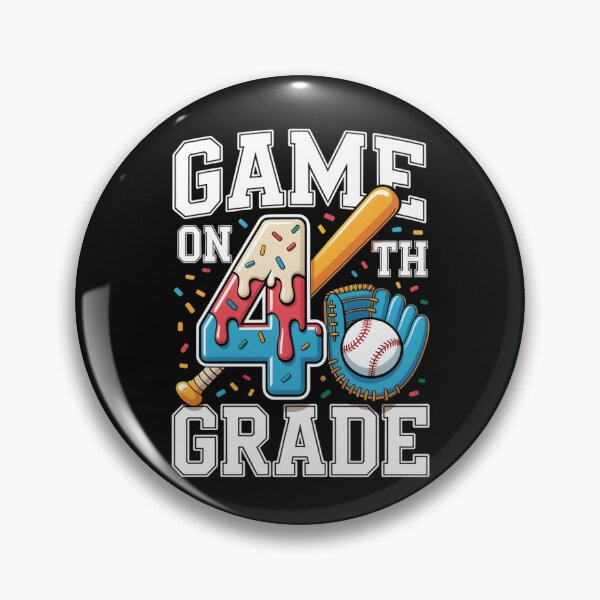 Item preview, 4th Grade Ice Cream Baseball Drip Game On Kids Boys Toddler designed and sold by clothesy7.