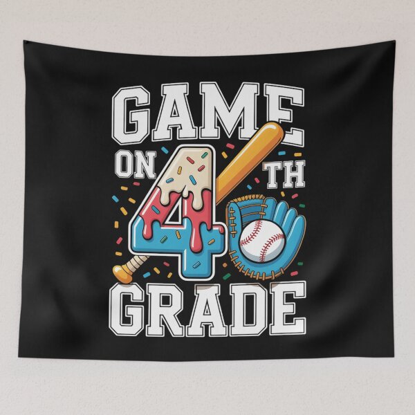 Item preview, 4th Grade Ice Cream Baseball Drip Game On Kids Boys Toddler designed and sold by clothesy7.