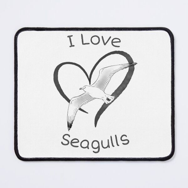 Item preview, I Love Seagulls designed and sold by NorthOceanCo.