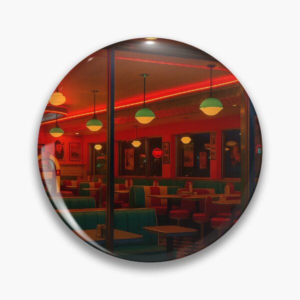 Item preview, Retro Neon Diner at Twilight designed and sold by James McCleese.