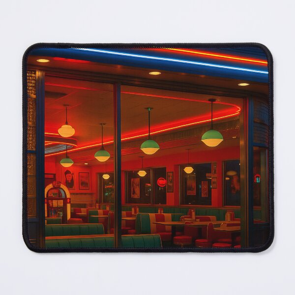 Item preview, Retro Neon Diner at Twilight designed and sold by James McCleese.
