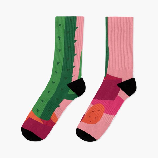 Item preview, Geometric Cacti – Long Shadows on a Pink Field designed and sold by Pink & California.