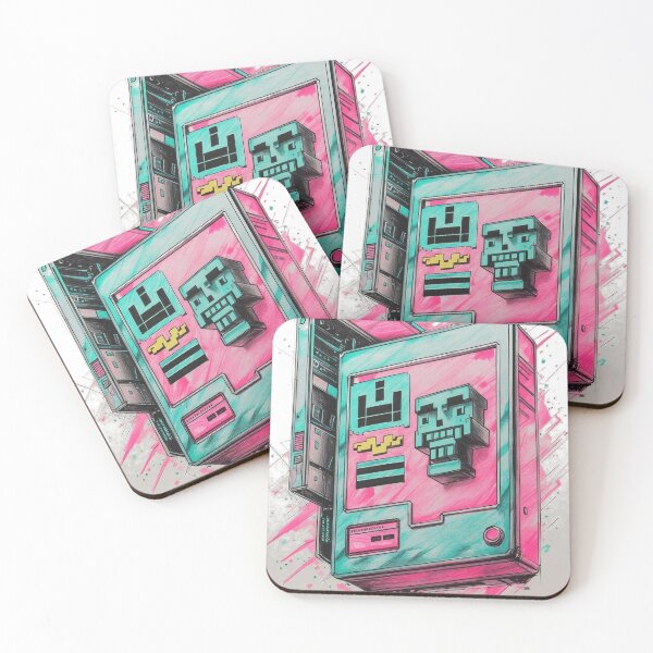 Item preview, System Crash 2000 – Pixel Reboot in Neon designed and sold by Mosaic by M.