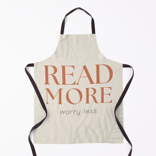 Item preview, Read More, Worry Less – Cozy Quote Art Print designed and sold by Fern&Lantern.