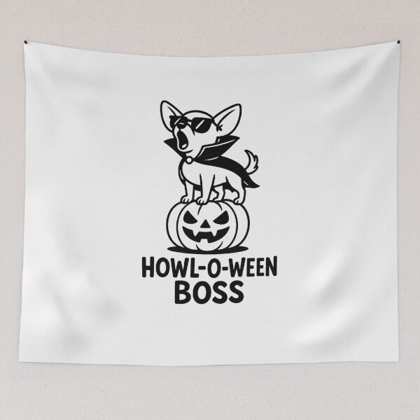 Item preview, 'Howl-o-ween Boss' designed and sold by ViralMerchF@cker.