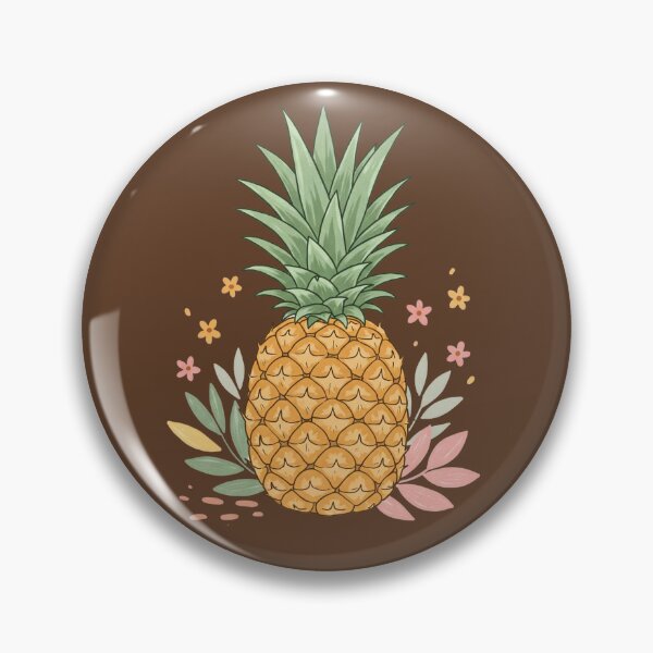 Item preview, Floral Pineapple designed and sold by obinsuma.