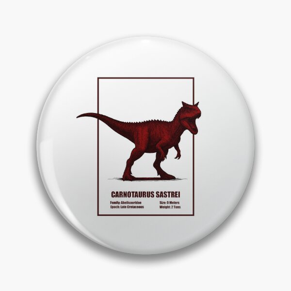 Item preview, Carnotaurus Sastrei – Vintage Dinosaur Illustration designed and sold by SlatoMato.