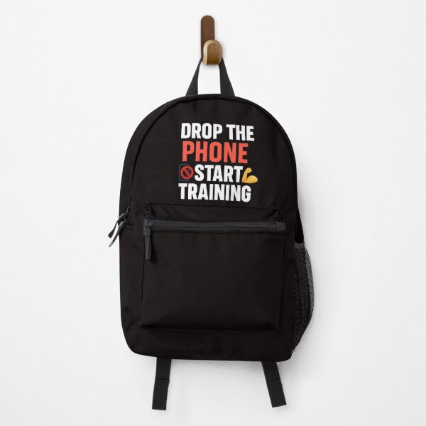 Item preview, Drop the Phone – Start Training | Gym motivation design designed and sold by MSTextVibe.