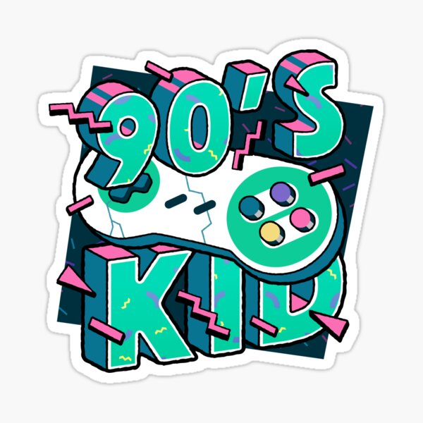 Rad 90's Cup Sticker for Sale by Grant Davis