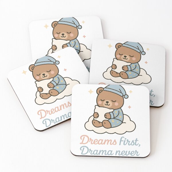 Item preview, Adorable Bear Sleeping on Cloud designed and sold by ThreadQuirk.