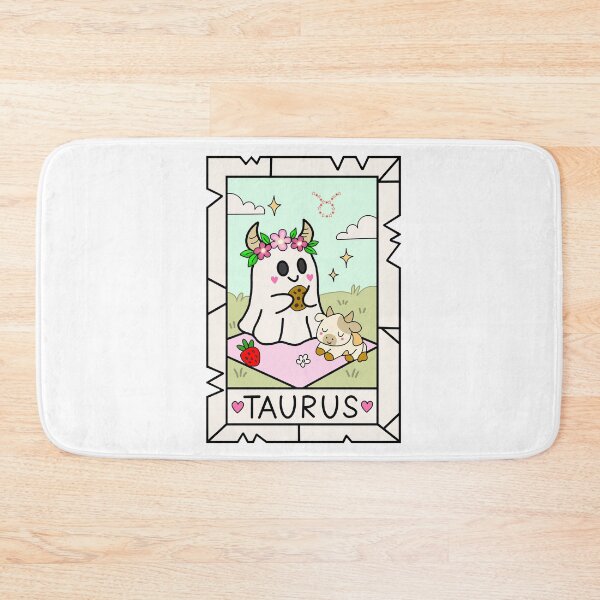 Item preview, Taurus Ghost — Picnic Zodiac Sticker designed and sold by DREAMERBOYZ.