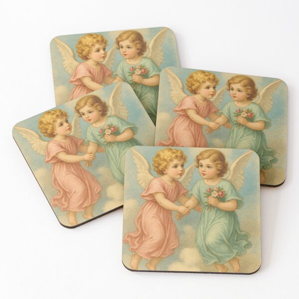 Item preview, Illustration of Two Angels designed and sold by Kerubimgold.