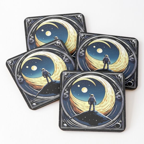Item preview, Astronaut Portal – Celestial Gateway to Other Worlds designed and sold by Pixel-Up.