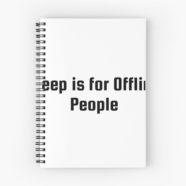 Item preview, Sleep is for Offline People designed and sold by Ninjacatoff.