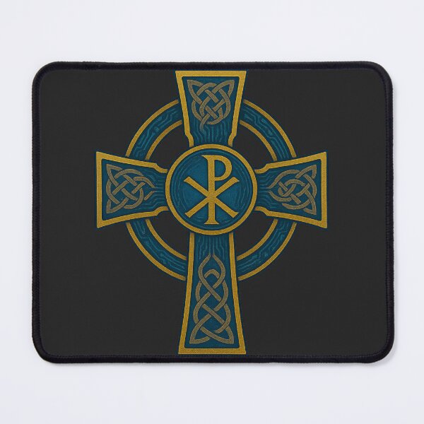 Item preview, Chi-Rho Celtic Cross – Christ Victor Edition designed and sold by SaintGear.