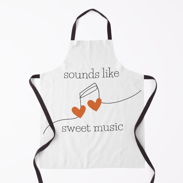 Item preview, Sounds Like Sweet Music – Minimalist Heart Note Art designed and sold by StageAndSound.