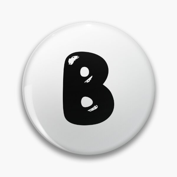 Item preview, B: Letter B - Glossy Black Bubble Font designed and sold by uncoXab.