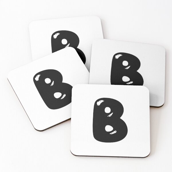 Item preview, B: Letter B - Glossy Black Bubble Font designed and sold by uncoXab.