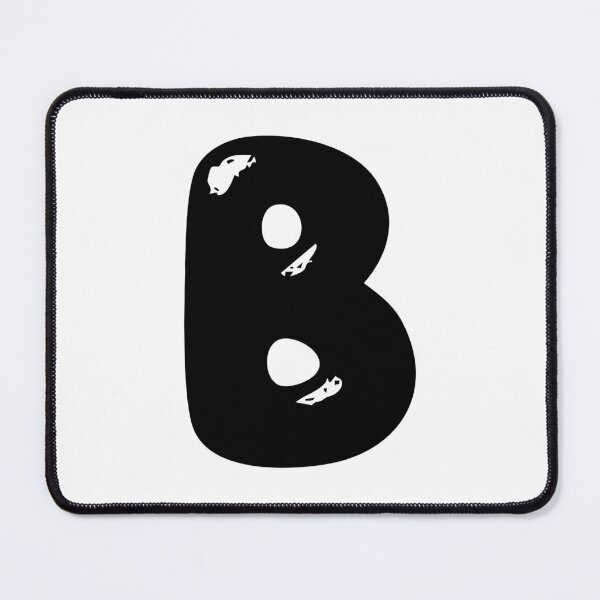 Item preview, B: Letter B - Glossy Black Bubble Font designed and sold by uncoXab.