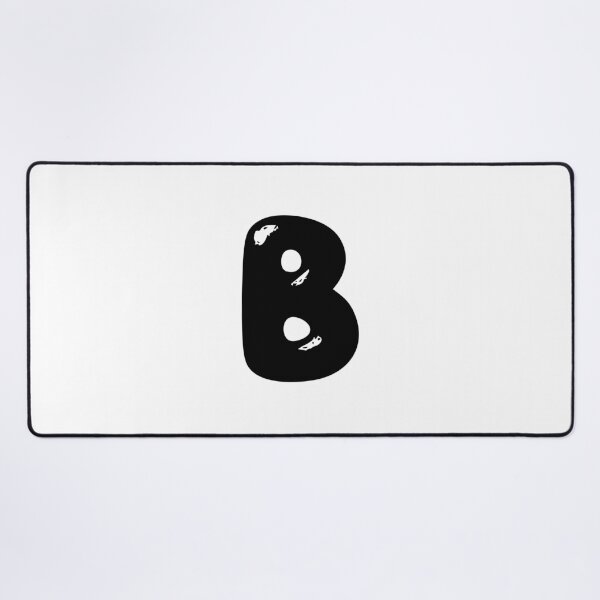 Item preview, B: Letter B - Glossy Black Bubble Font designed and sold by uncoXab.