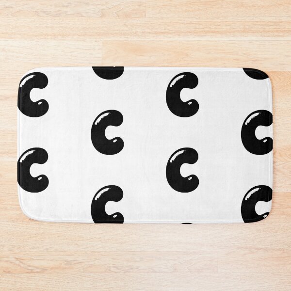 Item preview, C: Letter C - Glossy Black Bubble Font designed and sold by uncoXab.