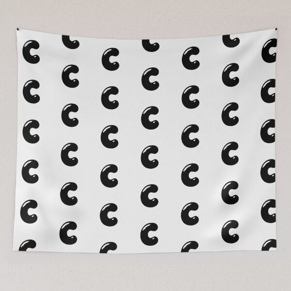 Item preview, C: Letter C - Glossy Black Bubble Font designed and sold by uncoXab.