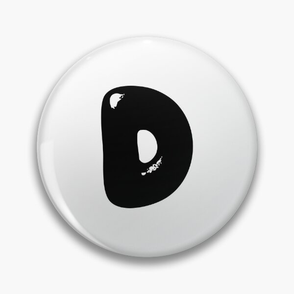 Item preview, D: Letter D - Glossy Black Bubble Font designed and sold by uncoXab.