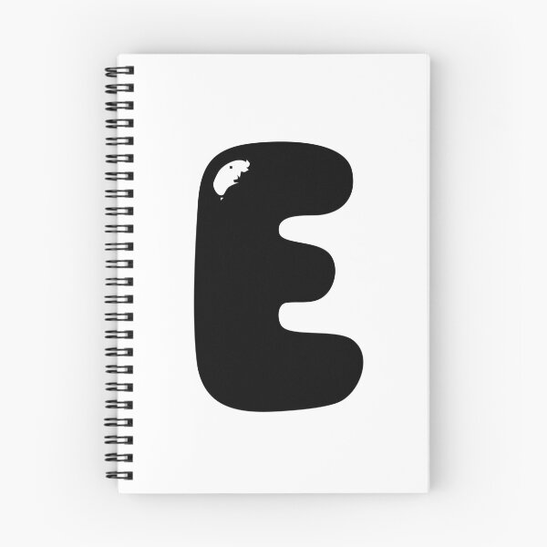 Item preview, E: Letter E - Glossy Black Bubble Font designed and sold by uncoXab.