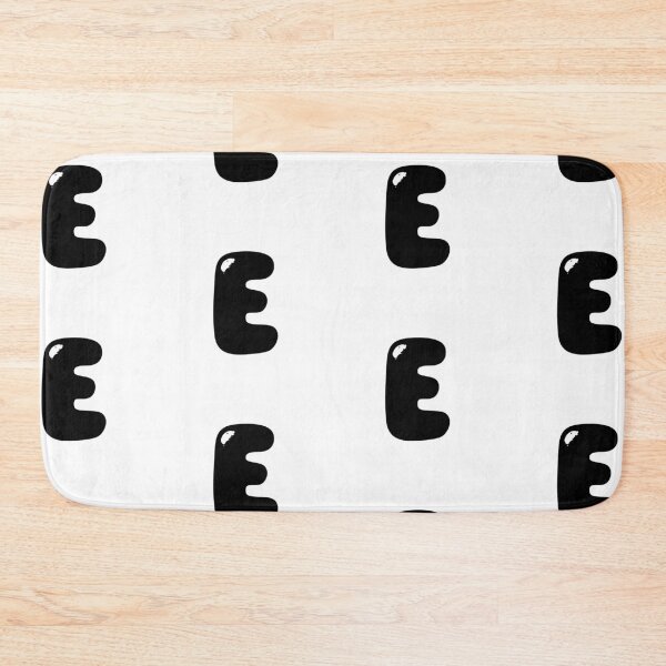 Item preview, E: Letter E - Glossy Black Bubble Font designed and sold by uncoXab.