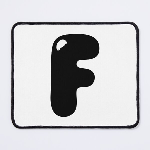 Item preview, F: Letter F - Glossy Black Bubble Font designed and sold by uncoXab.