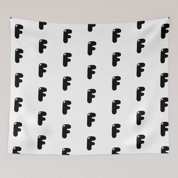 Item preview, F: Letter F - Glossy Black Bubble Font designed and sold by uncoXab.