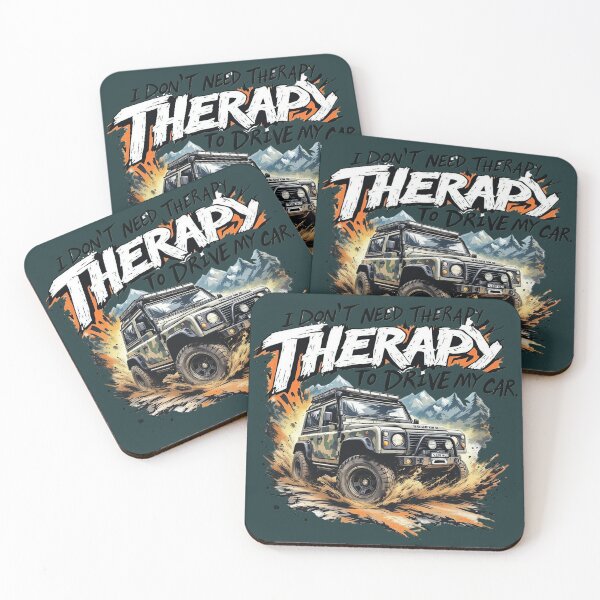 Item preview, Off-Road Therapy SUV T-Shirt | Adventure Car Enthusiast Gift designed and sold by TheGaliyaStudio.