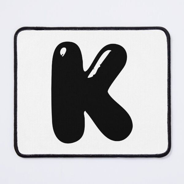 Item preview, K: Letter K - Glossy Black Bubble Font designed and sold by uncoXab.