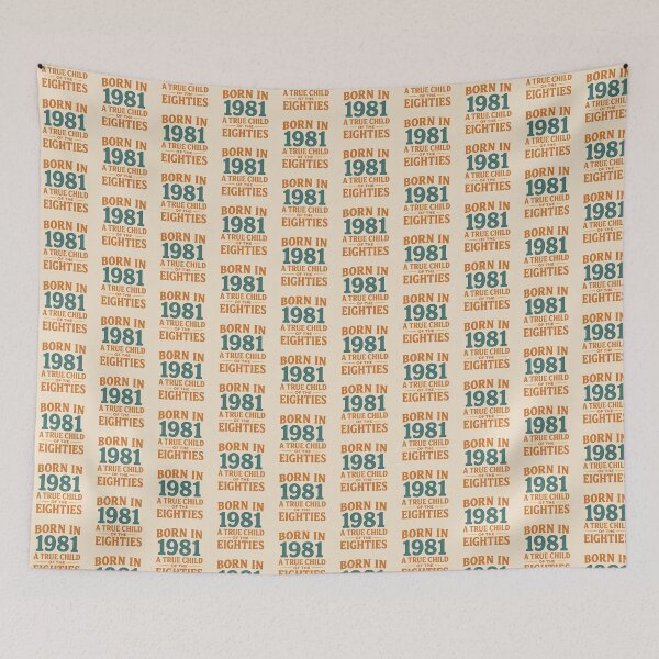 Item preview, Born in 1981 – A True Child of the Eighties designed and sold by TheWonkyEaselCo.