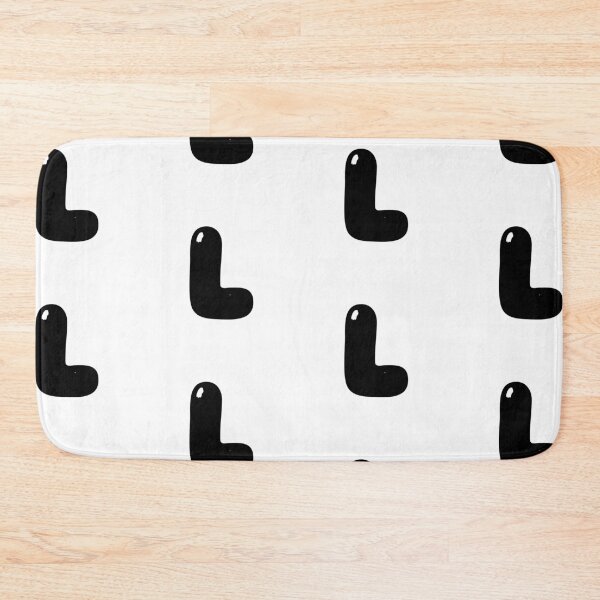 Item preview, L: Letter L - Glossy Black Bubble Font designed and sold by uncoXab.