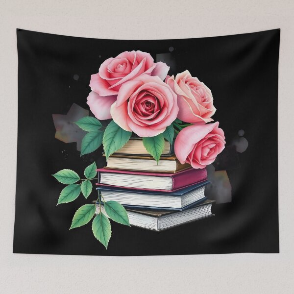 Item preview, Book and Flower designed and sold by GraphicsClub.