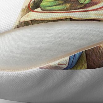 Alternate view of Alice & The Hookah Smoking Caterpillar - Alice In Wonderland Floor Pillow