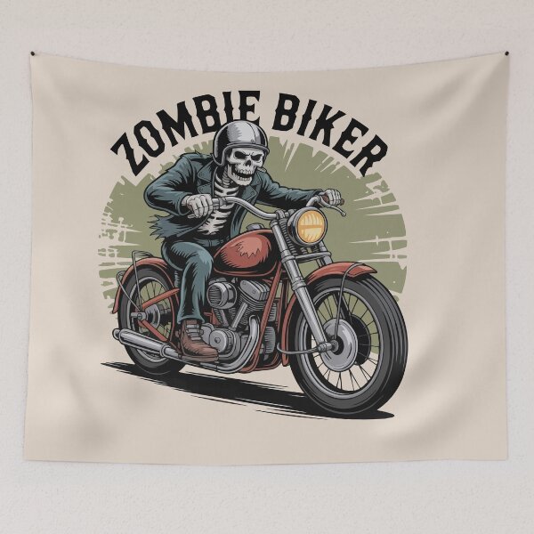 Item preview, Zombie Biker designed and sold by bihtti.