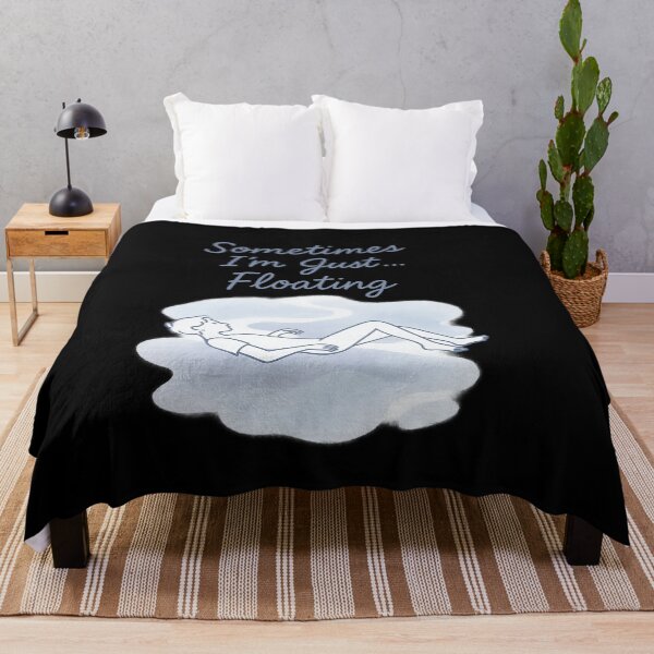 Item preview, Sometimes I’m Just… Floating – Gentle Introspective Quote Shirt for Sensitive Minds designed and sold by ArcadiaSilence.