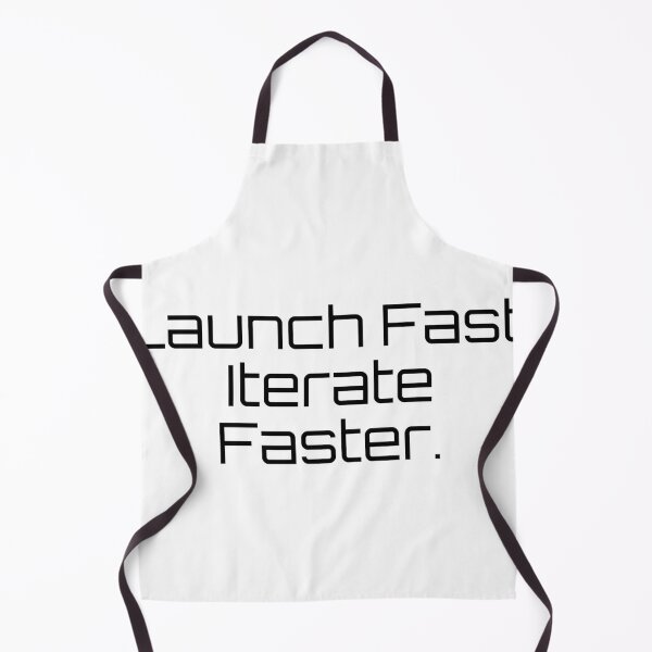 Item preview, Launch Fast. Iterate Faster. designed and sold by Ninjacatoff.