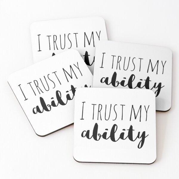 Item preview, I Trust My Ability – Affirmation – Self-Belief Typography Design designed and sold by Camila  Ardila.