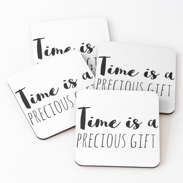 Item preview, Time Is a Precious Gift – Affirmation – Mindful Living Typography Design designed and sold by Camila  Ardila.