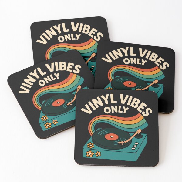 Item preview, Vinyl Vibes Only designed and sold by ThreadQuirk.