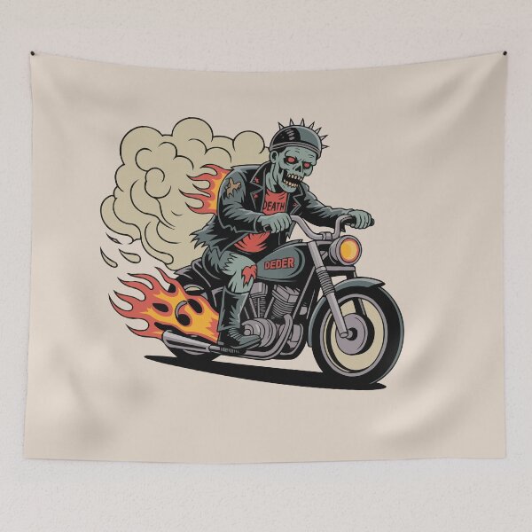 Item preview, Zombie Biker designed and sold by bihtti.