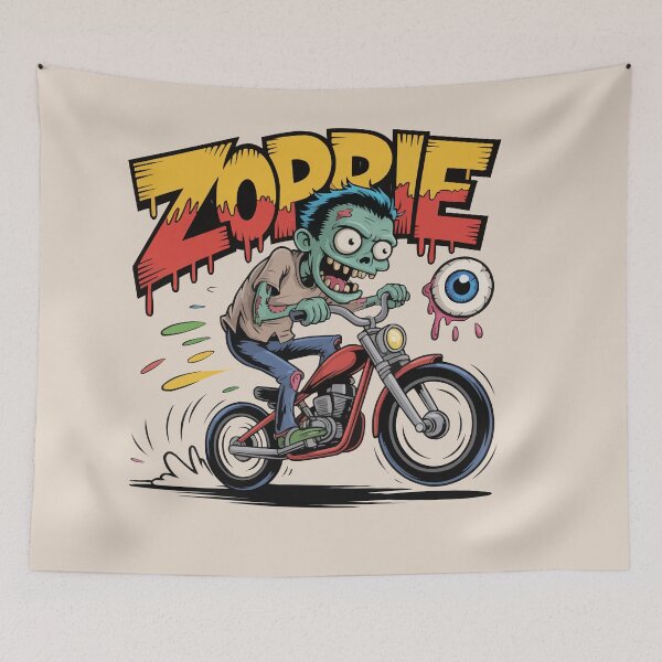 Item preview, Zombie Biker designed and sold by bihtti.