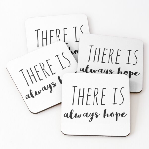 Item preview, There Is Always Hope – Affirmation – Light in Darkness Typography Design designed and sold by Camila  Ardila.